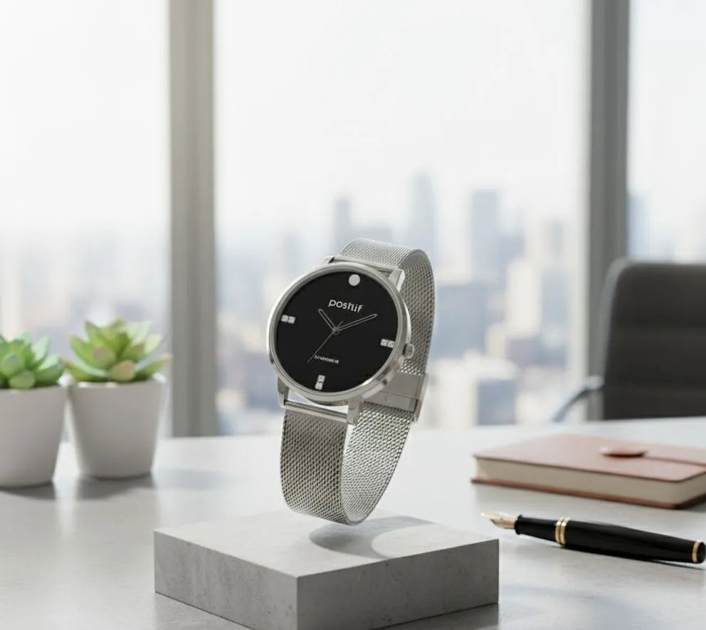 Stainless Steel High Quality Shepherd Strap Water Resistant Watches for Men's