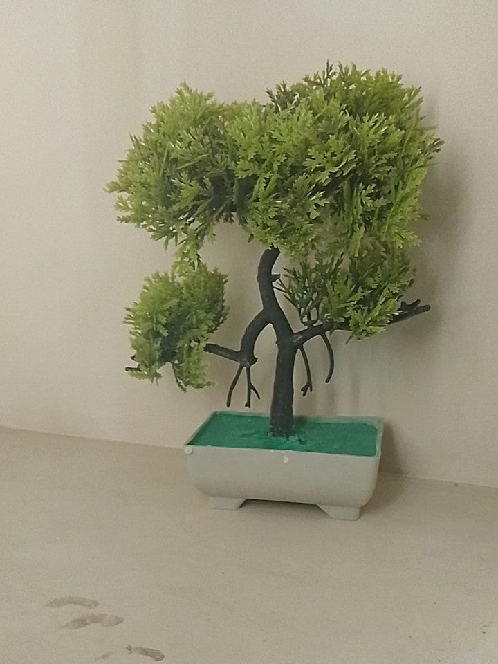 Green Artificial Bonsai Decorative Flowers Plant