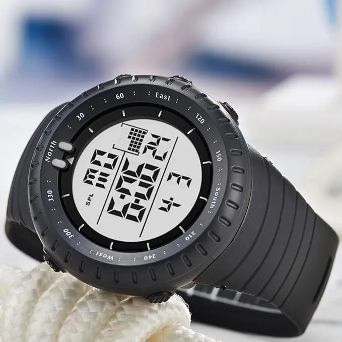 Military Men's Digital Sports Watch Waterproof with LED Back light Watch for Men
