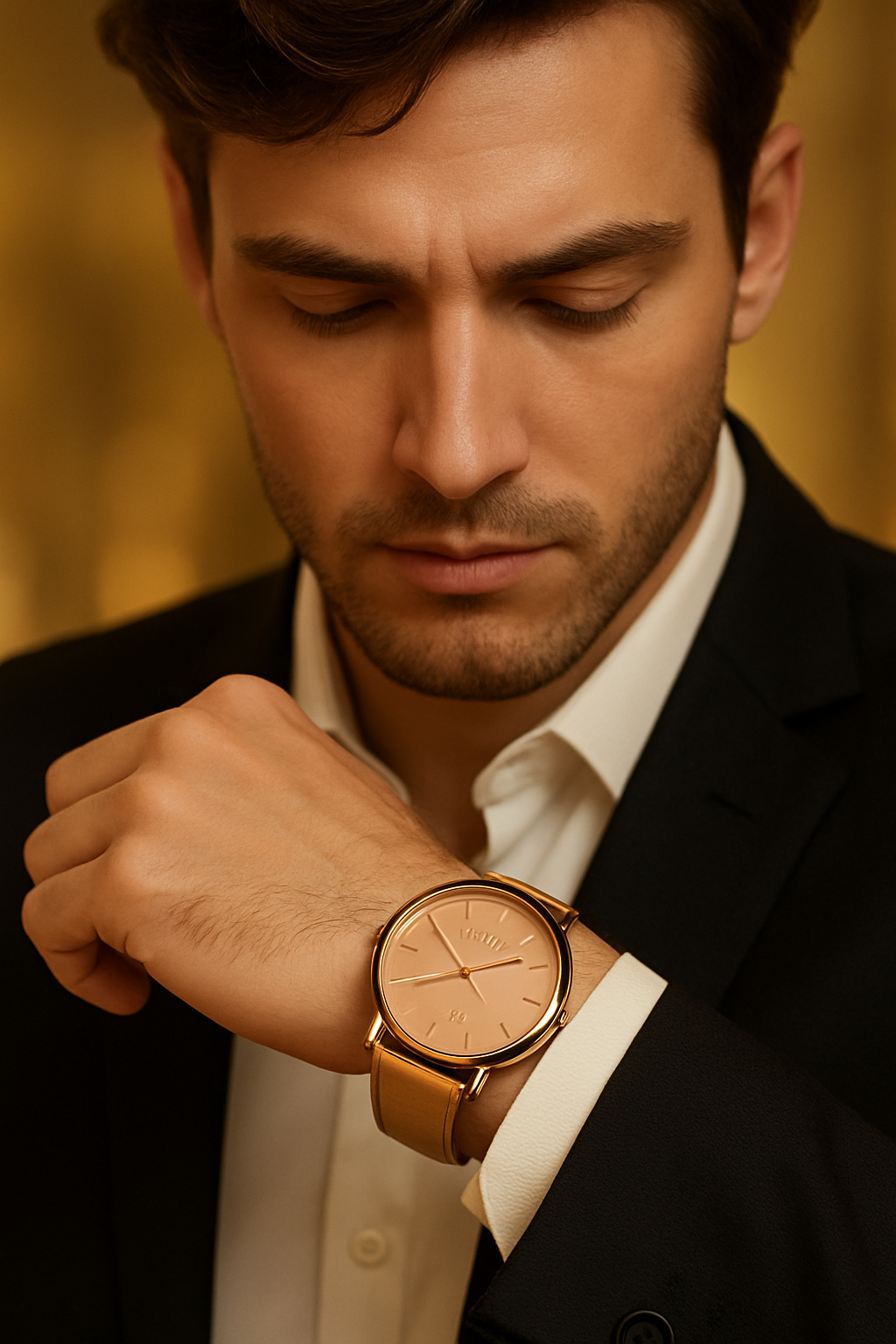 BOLUN Quartz Wristwatch for Men & Women Elegant Leather Strap