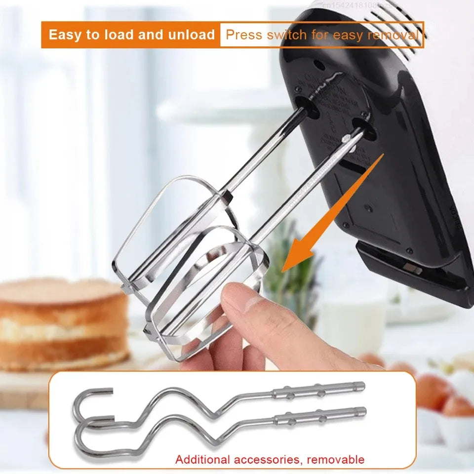Powerful Electric Hand Beater Machine - Mixer for Cake