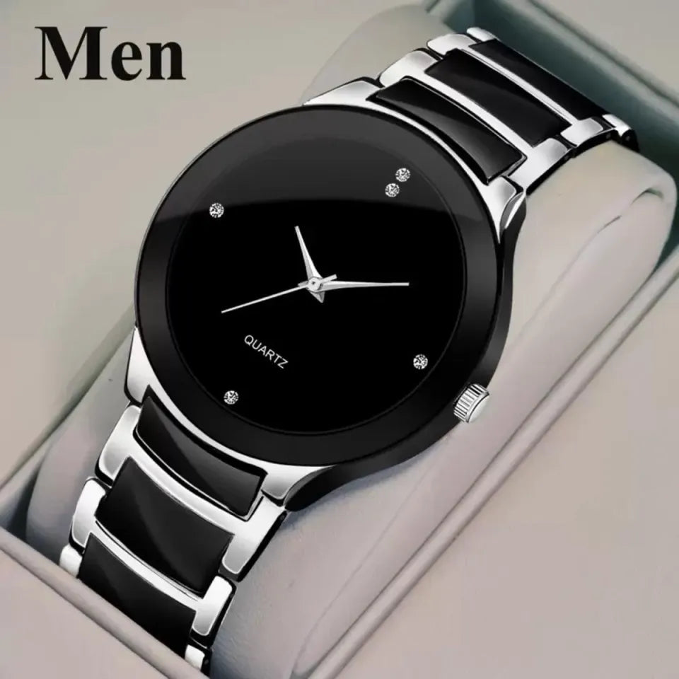 Stylish Stainless Steel Analog Quartz Mens Watches