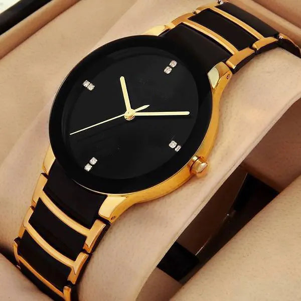 Stylish Stainless Steel Analog Quartz Mens Watches