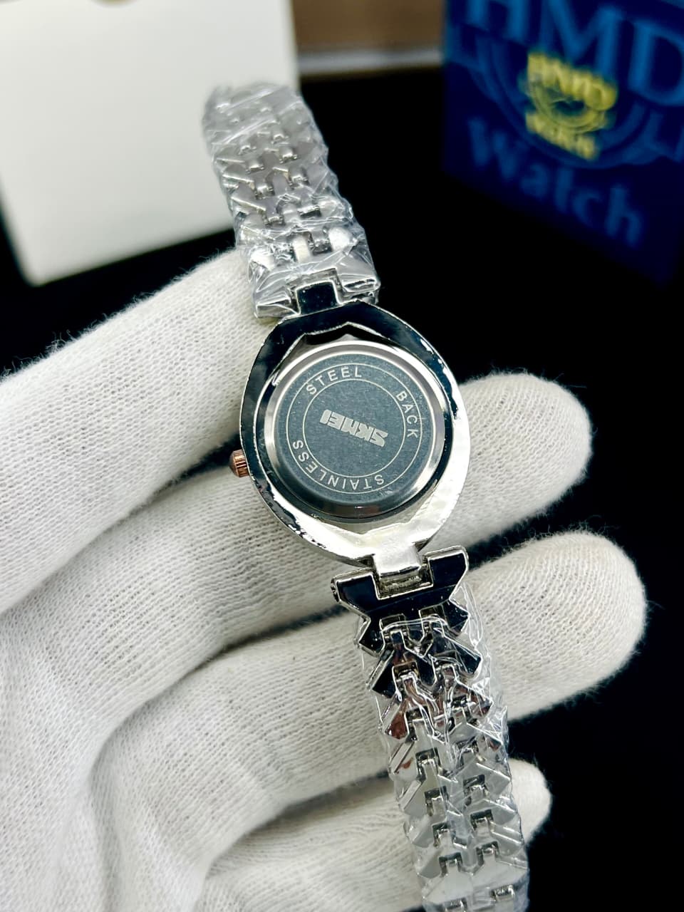 SKMEI WOMEN CHIN WATCH STONE CHAIN