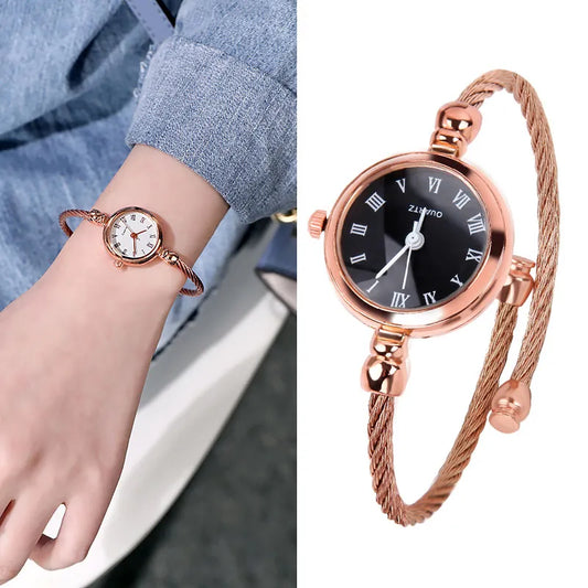 Luxury Bracelet Watches Retro Ladies Fashion Casual Women Dress Watch