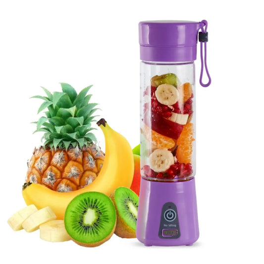 Recargeable Juicer Blender 6 Blades 380ml - Portable Juicer Cup