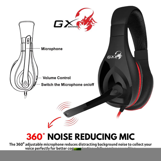PRO Gaming Headphones RGB with Noise Cancelling Microphone