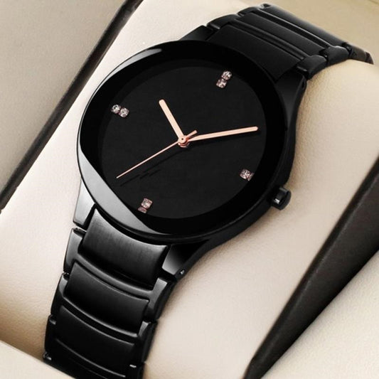 Stylish Stainless Steel Analog Quartz Mens Watches