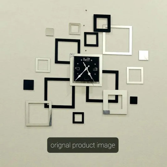 3d Diy Acrylic Wall Clock Modern Design Clock Decoration Living Room
