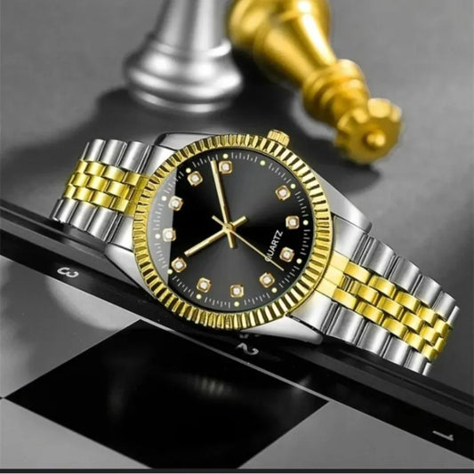 Classic Luxury Wrist Watches for Men's Quartz Boys Watches Water Resistant