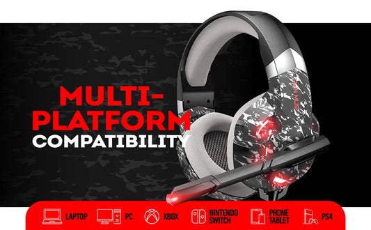 RGB Gaming Headphones 3.5mm With USB Earphone Surround Stereo Headphone for PC