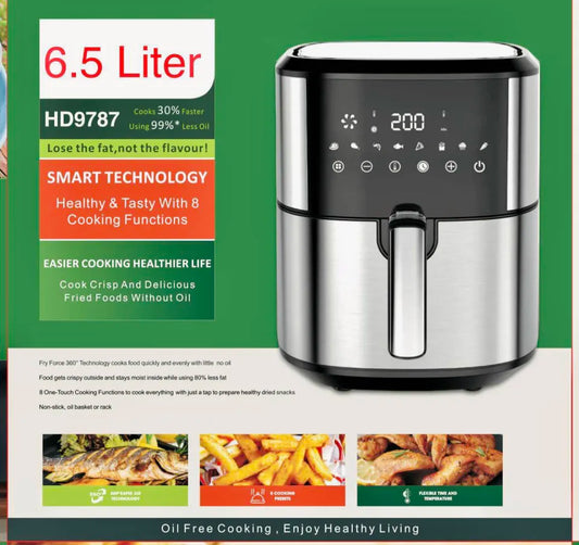 Best Air fryer Digital Touch Display 5 Liter and 6.5 Liter imported Air fryer