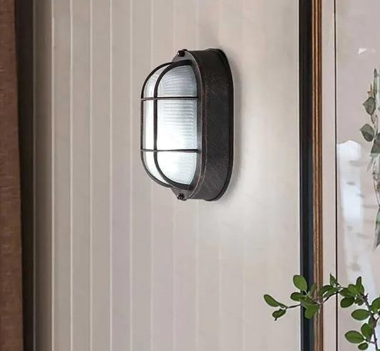 Bulkhead Waterproof Outdoor Wall Light For Home & Gardens Bulb Not included