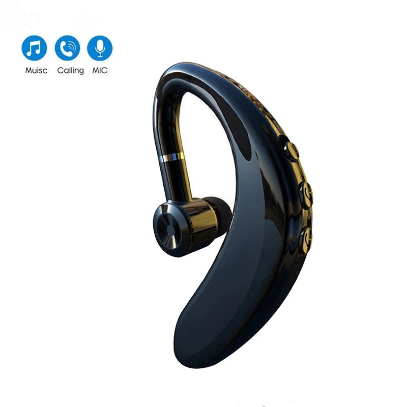 Bluetooth Handfree Business Headset - Mono Wireless Earpiece with HD Mic