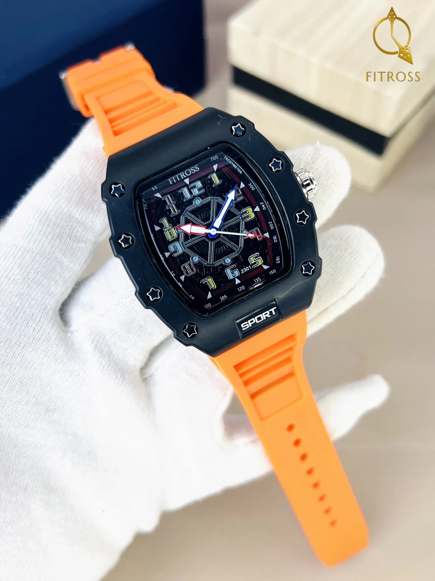 Men's Mechanical New Design Carving Custom Watch Automatic