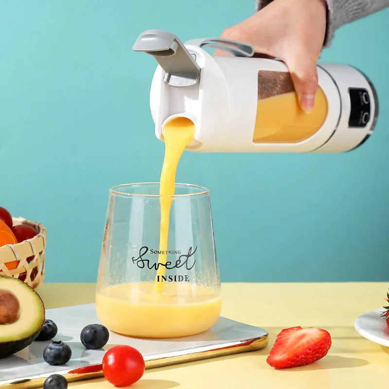 Mini USB Rechargeable Portable Blender 4-8 Blade Juicer Multi-functional