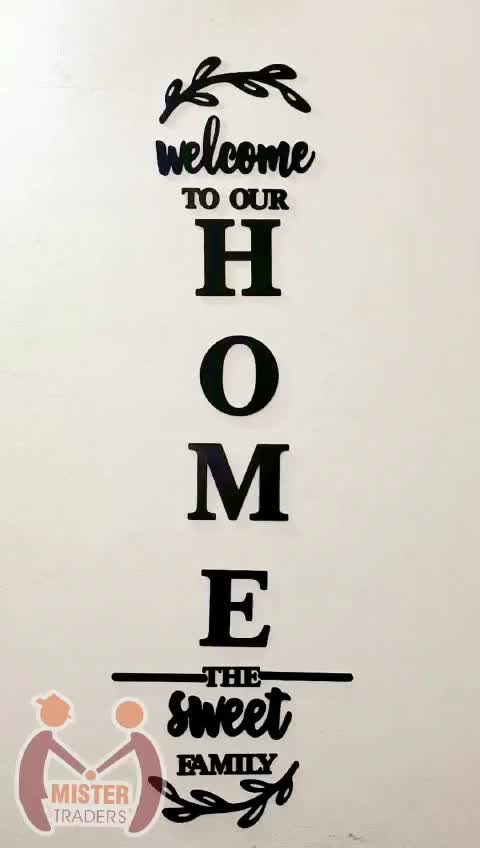 3d Wooden Wall Art English Letters Home Family Self-Adhesive