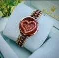 New Arrival 2026 Black Bracelet Watch Heart Shape For Girl-Woman