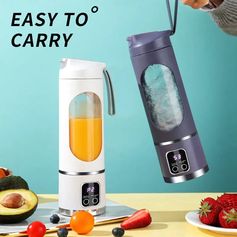 Mini USB Rechargeable Portable Blender 4-8 Blade Juicer Multi-functional