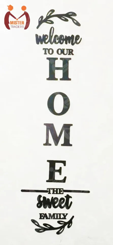 3d Wooden Wall Art English Letters Home Family Self-Adhesive