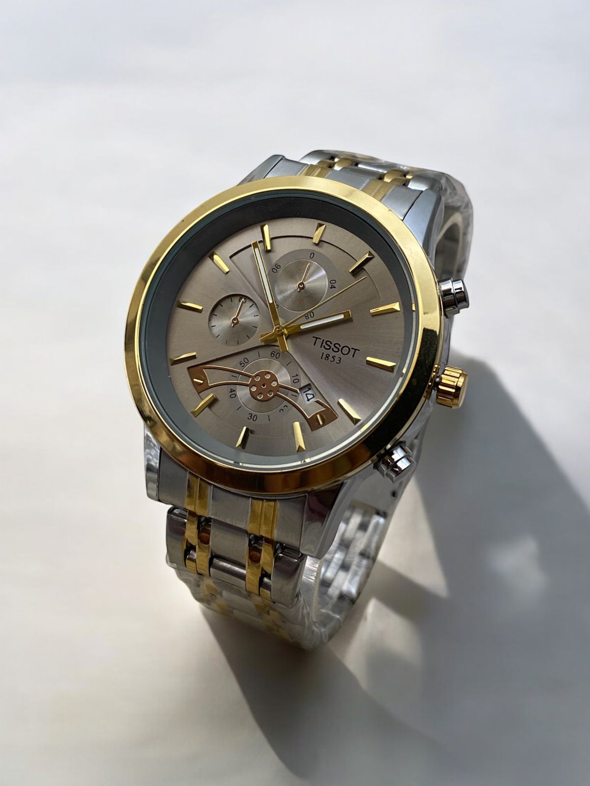 Tissot Watch for Men Date n Time Button Press lock