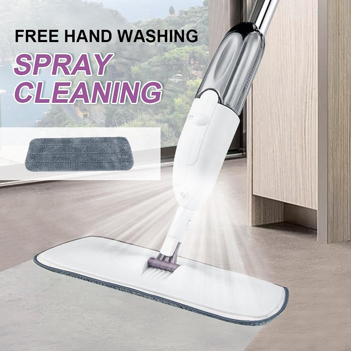 Healthy Spray Flat Mop Floor Cleaner