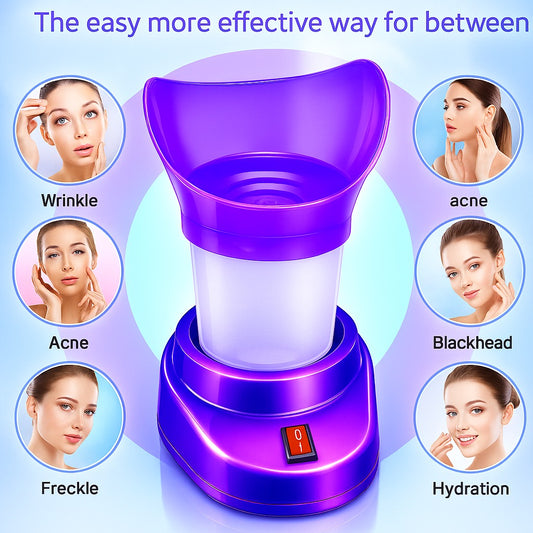 Shinon Steam Facial Steamer & Inhaler for Block Nose 2 in 1 Portable Steam Theraphy Machin