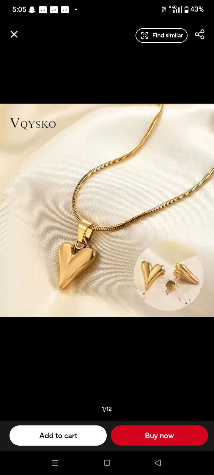 Stainless Steel Heart Naclac