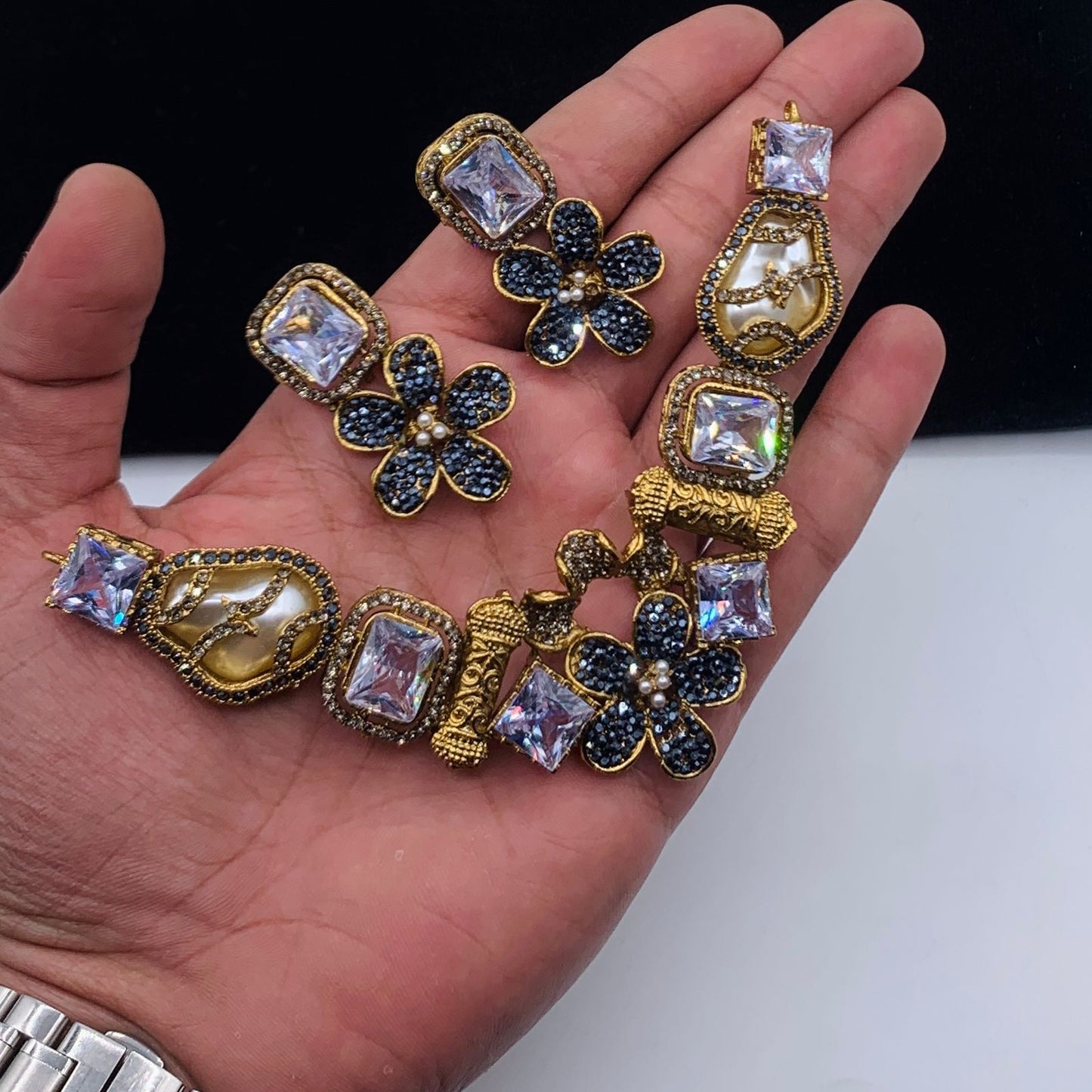 Tarkish Mother Pearl beads Style Work