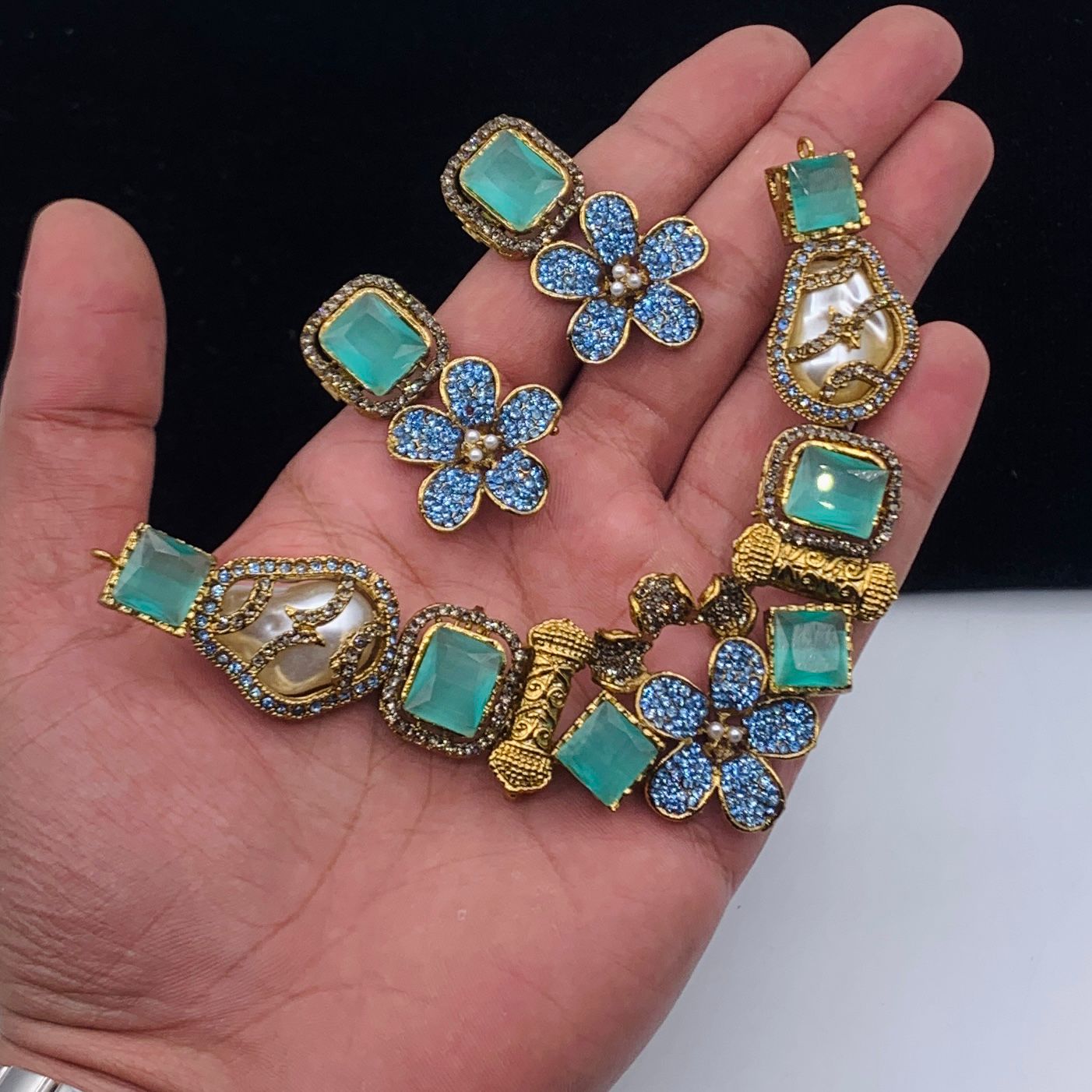 Tarkish Mother Pearl beads Style Work