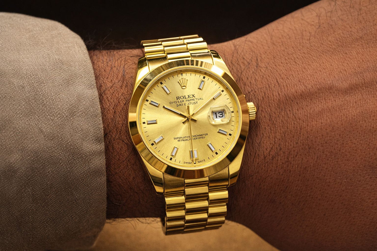 Rolex Oyster Perpetual Date working Master Lock