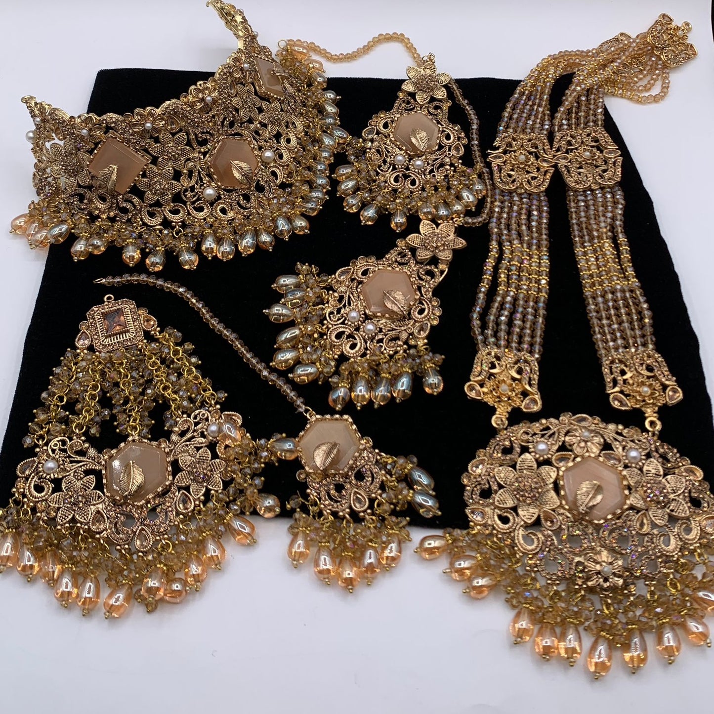 Bridal Kit Neclace Dholna earing  teeka jhumer