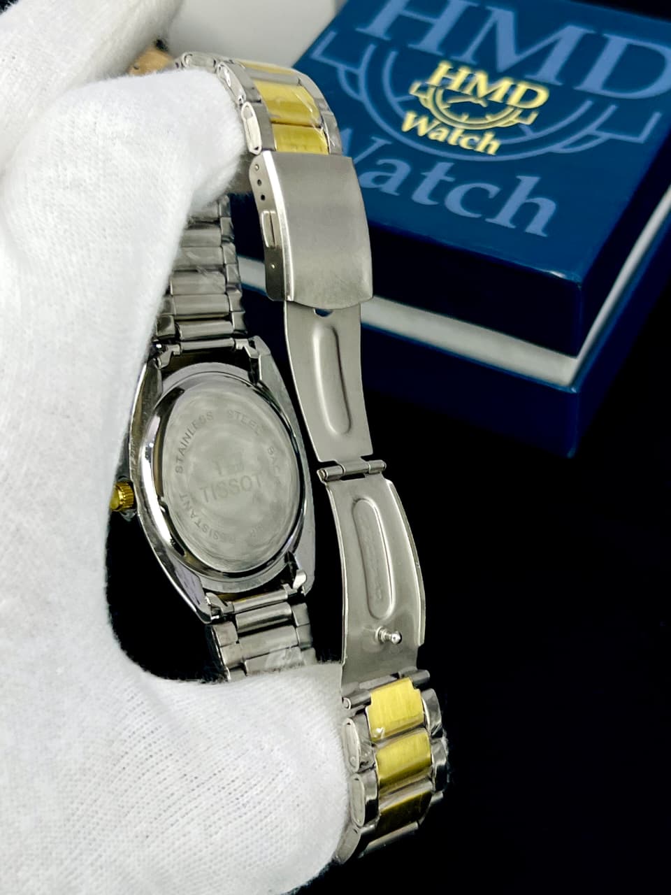 TISSOT WATCH Steel Chain Date Working Water Resisstant Men's Collection